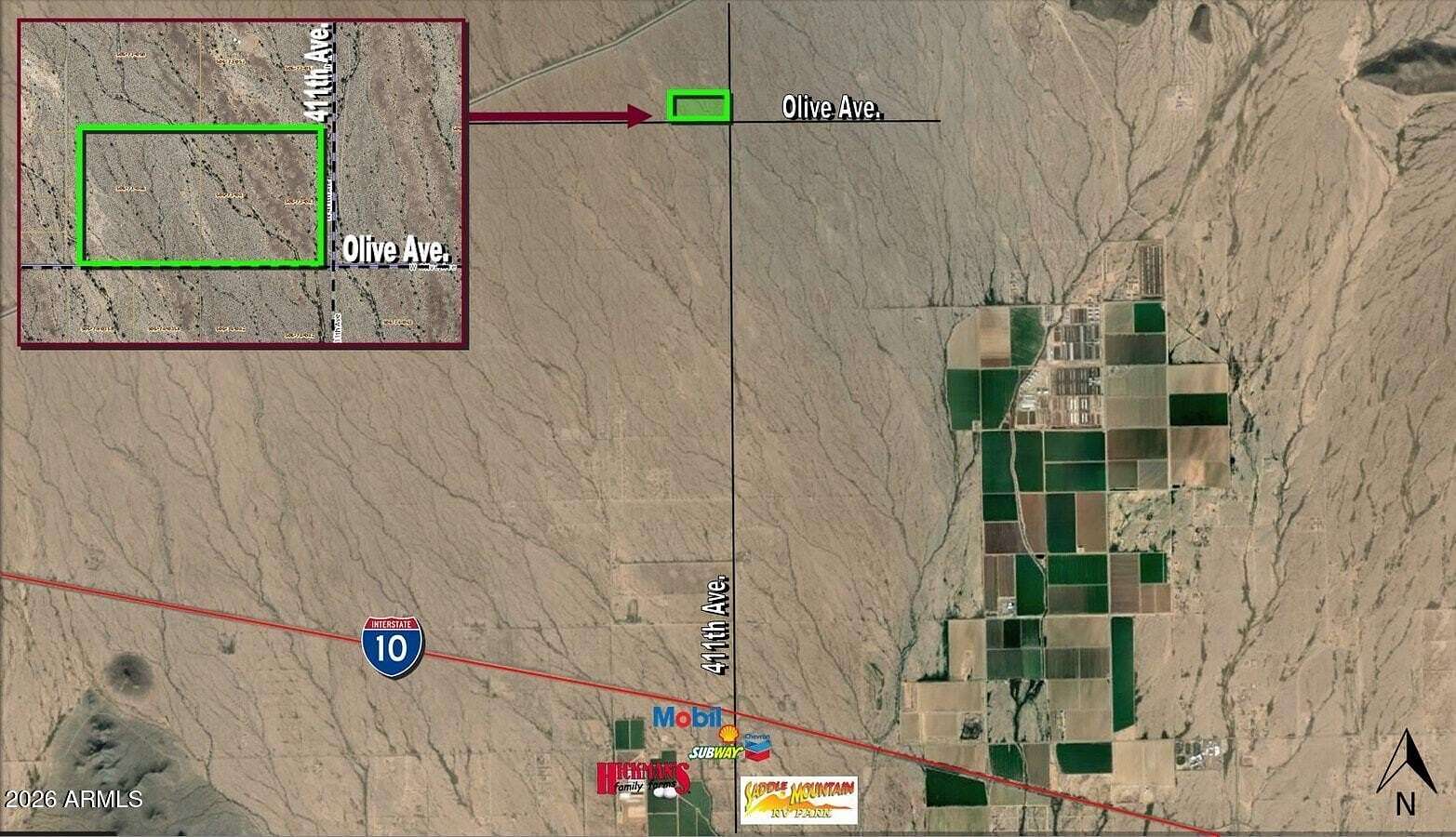 20 Acres of Land for Sale in Tonopah, Arizona