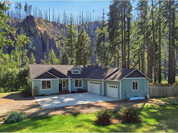 4.17 Acres of Land with Home for Sale in Vida, Oregon