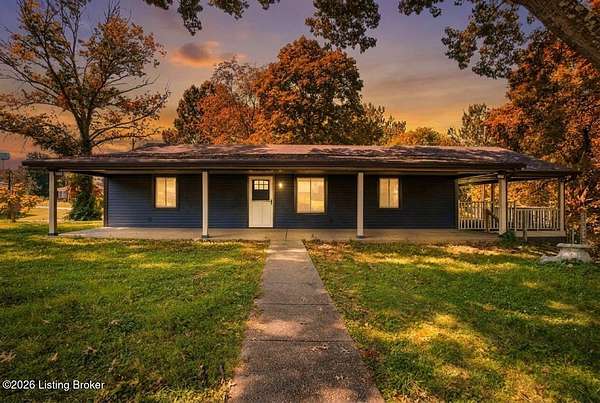 15.5 Acres of Land with Home for Sale in Campbellsburg, Kentucky