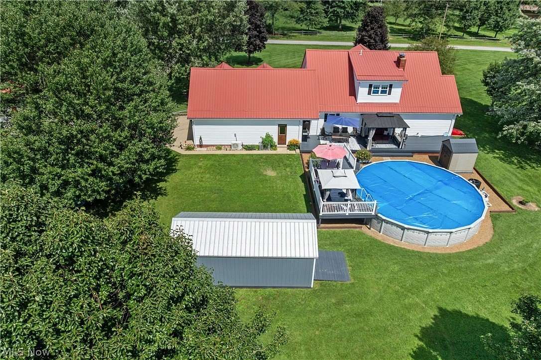 5.57 Acres of Land with Home for Sale in Bloomingdale, Ohio