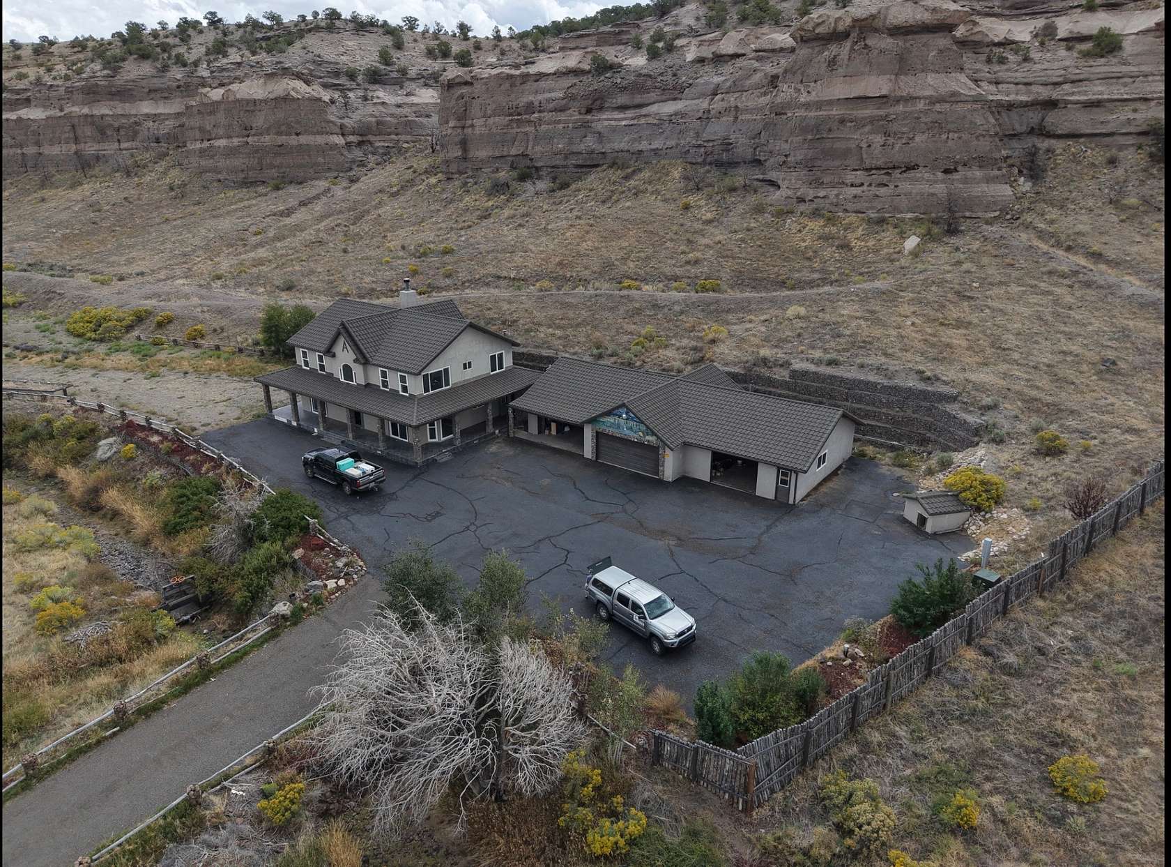 62 Acres of Recreational Land with Home for Sale in Antonito, Colorado