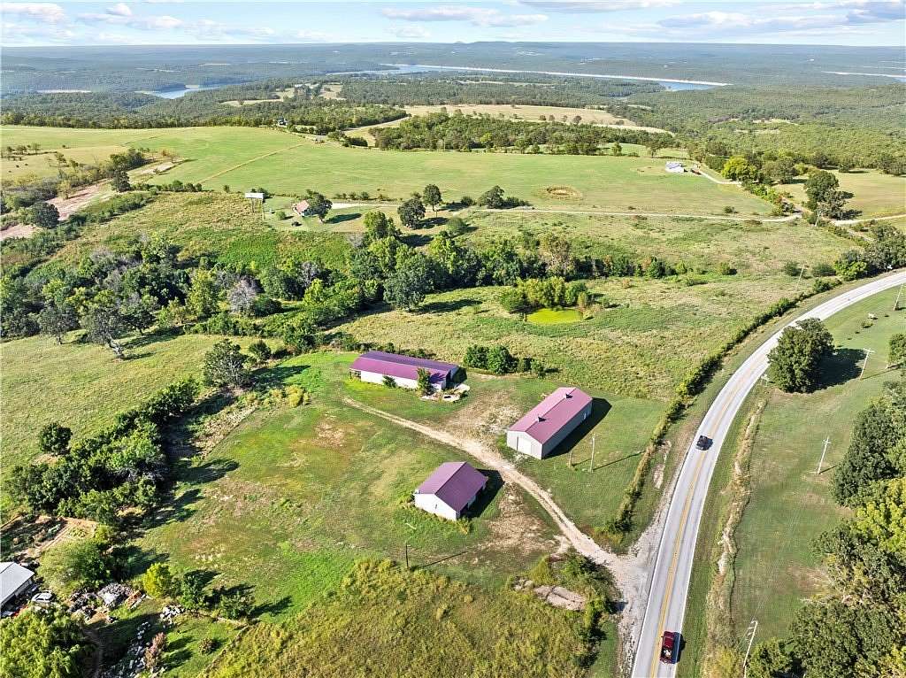 5.23 Acres of Land with Home for Sale in Lead Hill, Arkansas