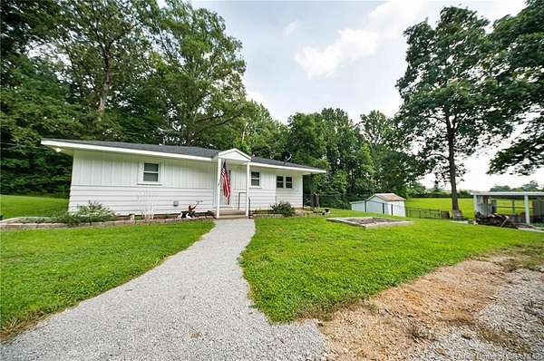 1.5 Acres of Land with Home for Sale in Corydon, Indiana