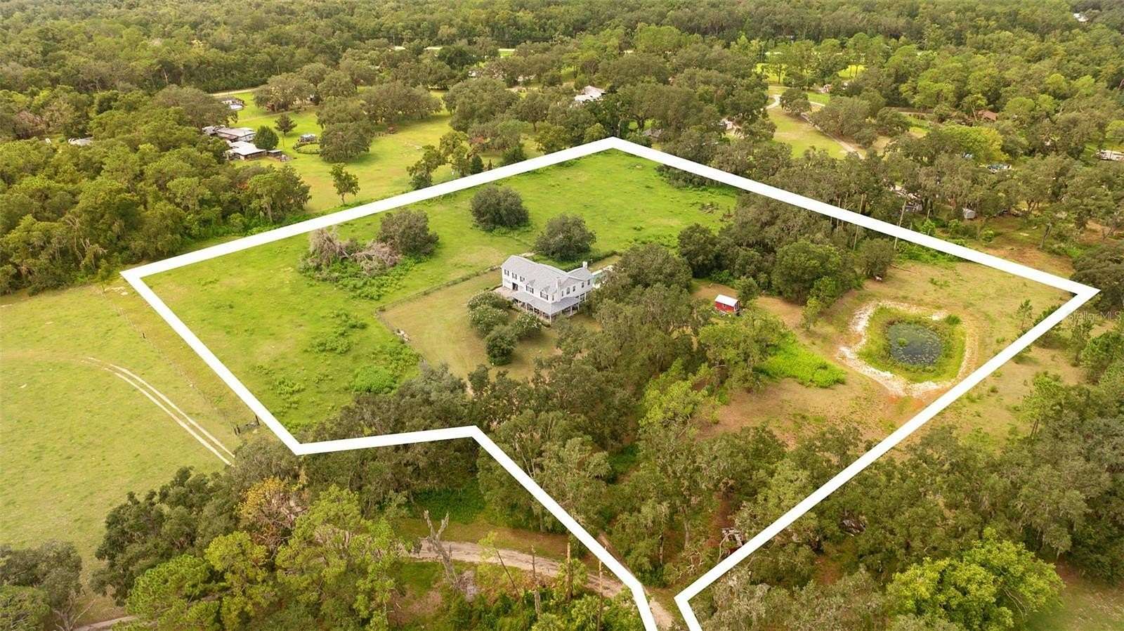 10 Acres of Land with Home for Sale in Thonotosassa, Florida