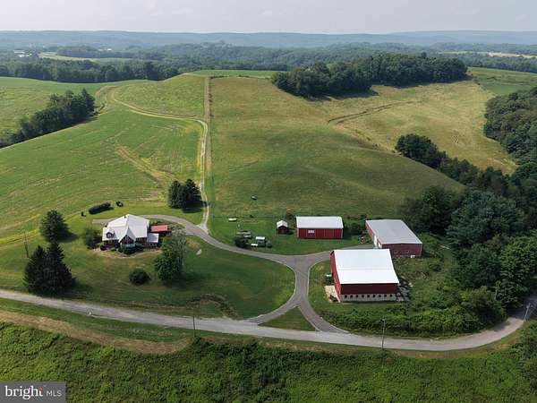 132 Acres of Land with Home for Sale in Markleysburg, Pennsylvania