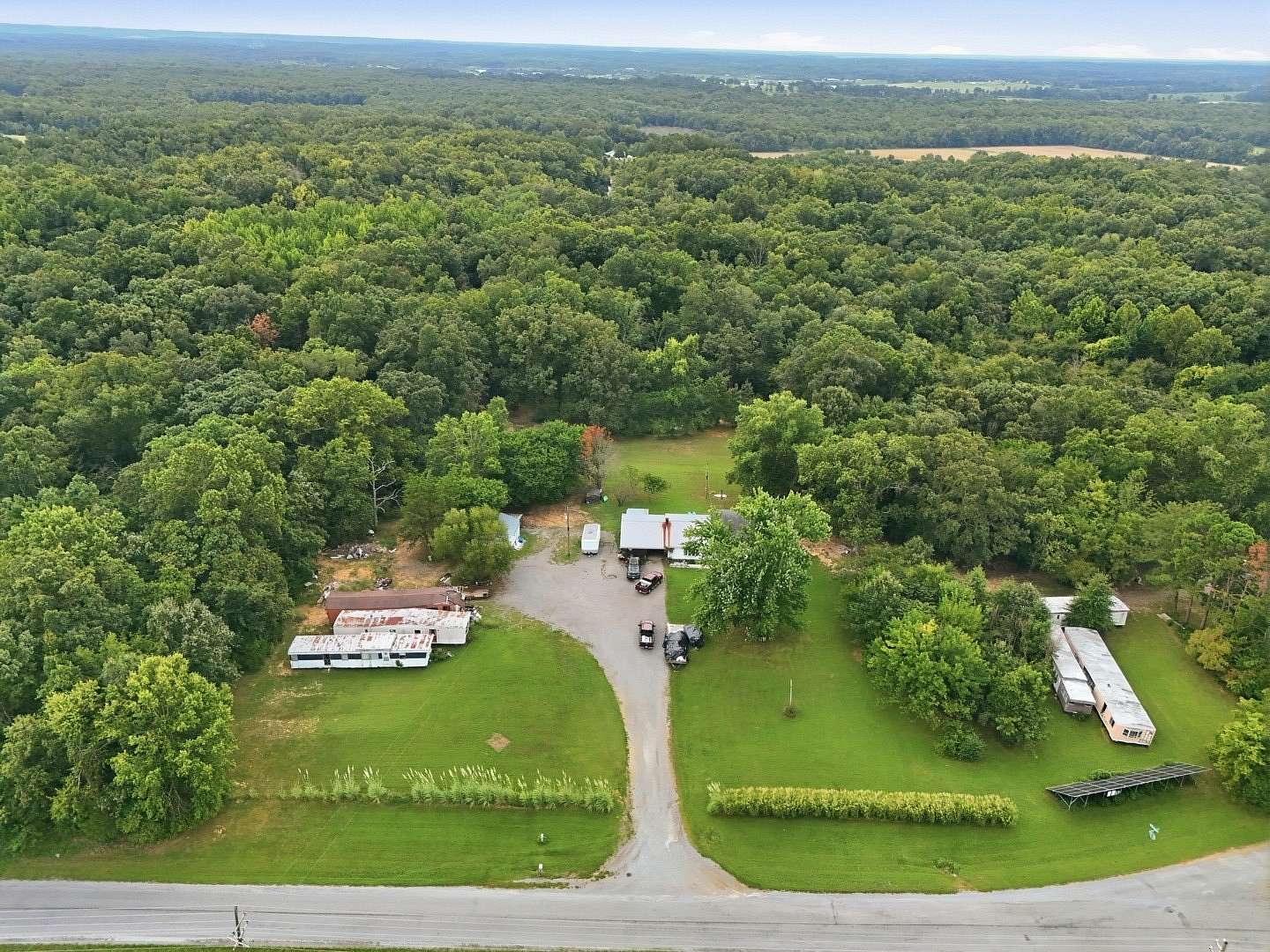 17.5 Acres of Recreational Land with Home for Sale in Marion, Illinois