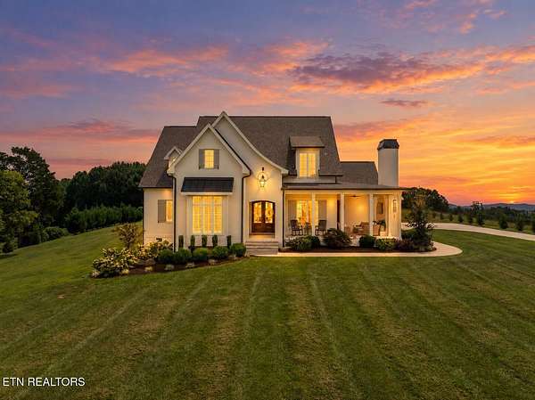 8.25 Acres of Land with Home for Sale in Knoxville, Tennessee