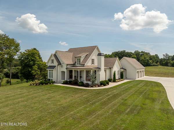 8.25 Acres of Land with Home for Sale in Knoxville, Tennessee