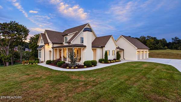 8.25 Acres of Land with Home for Sale in Knoxville, Tennessee