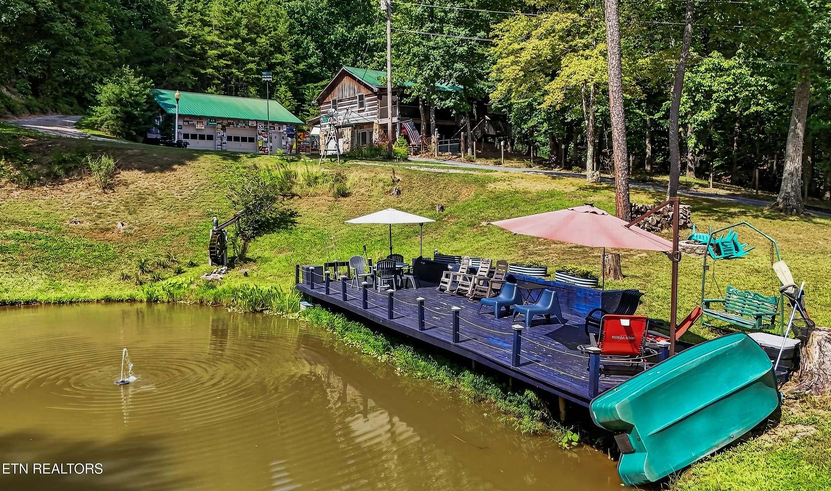 12 Acres of Recreational Land with Home for Sale in Knoxville, Tennessee
