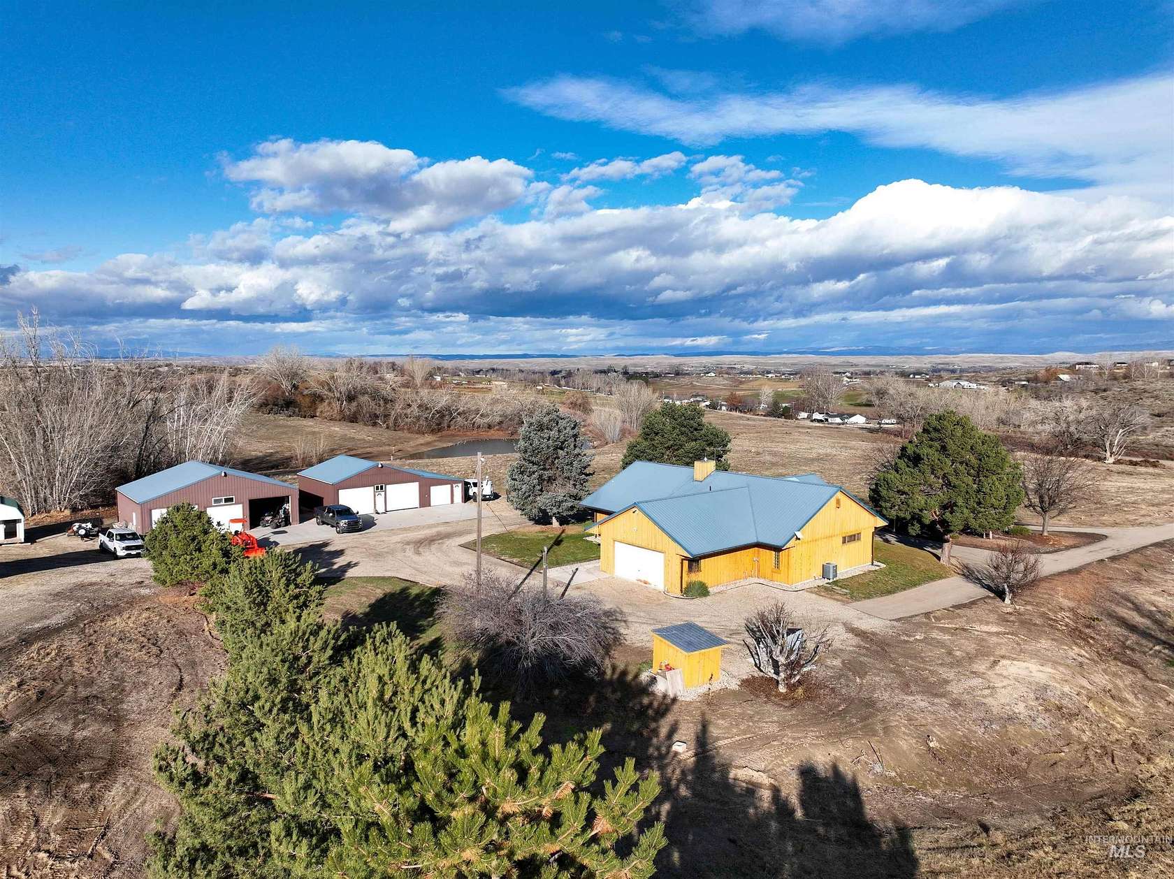 84.3 Acres of Land with Home for Sale in New Plymouth, Idaho