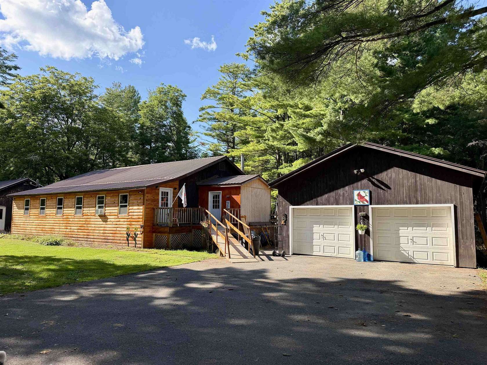 11.8 Acres of Recreational Land with Home for Sale in Winthrop, New York