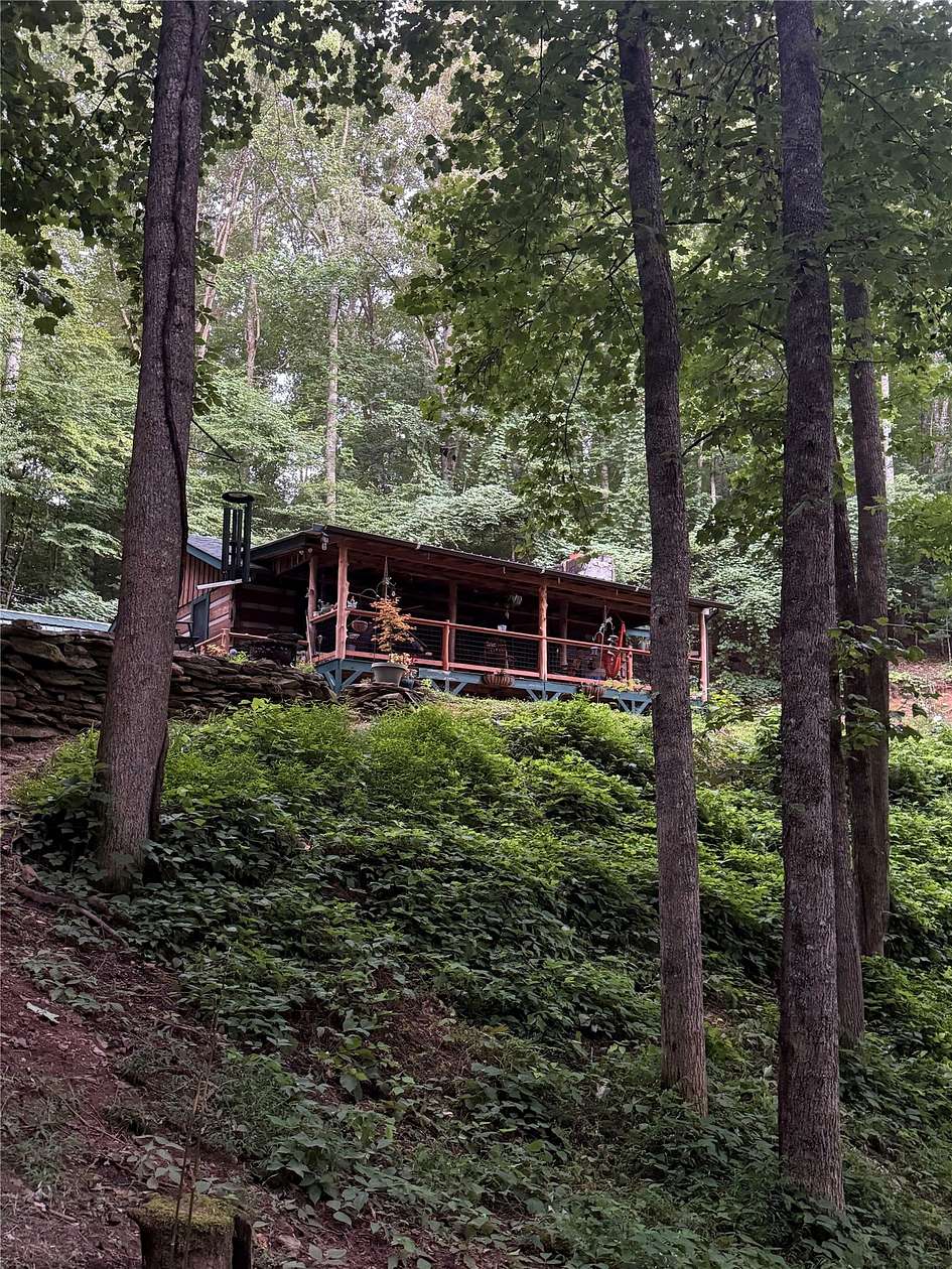 1.53 Acres of Land with Home for Sale in Franklin, North Carolina