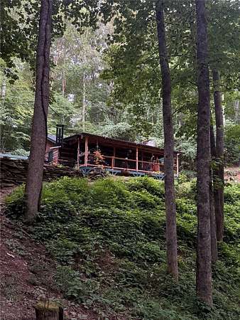 1.53 Acres of Land with Home for Sale in Franklin, North Carolina