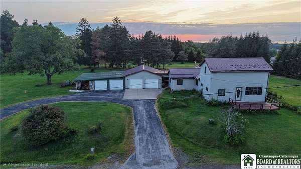 5.2 Acres of Land with Home for Sale in Ripley, New York