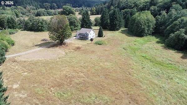 43.9 Acres of Agricultural Land with Home for Sale in Vernonia, Oregon
