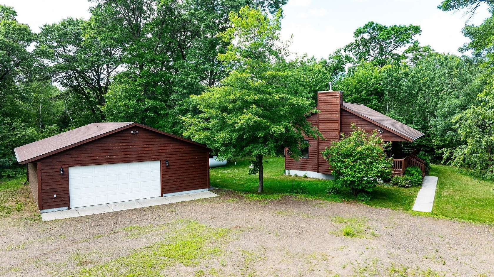 5 Acres of Land with Home for Sale in Shell Lake, Wisconsin