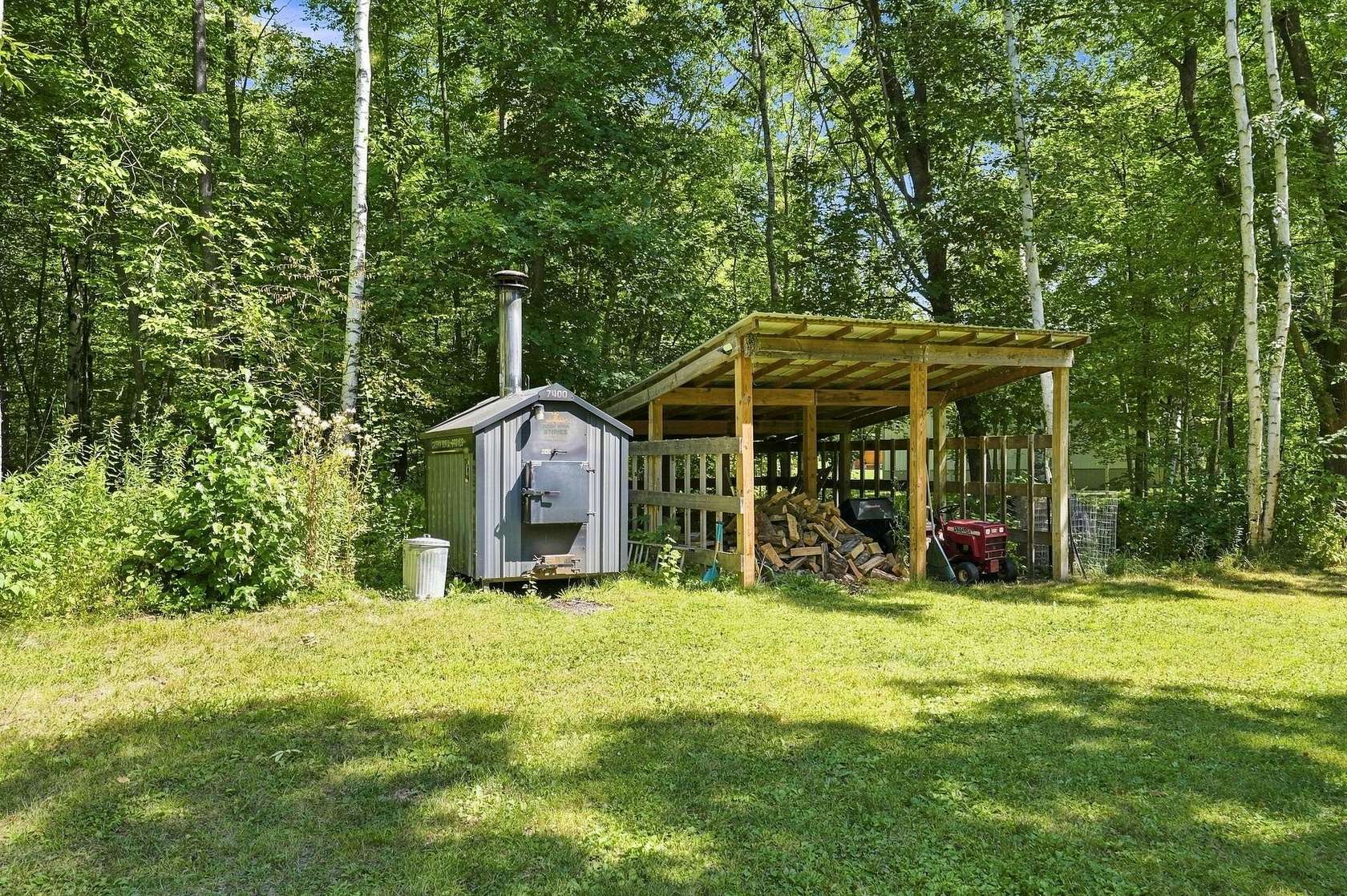 9.83 Acres of Land with Home for Sale in Rice Lake, Wisconsin