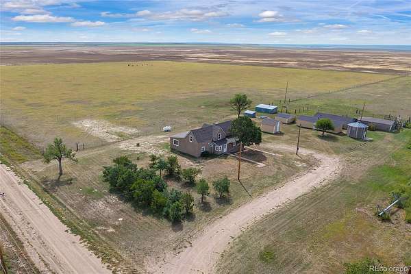 30 Acres of Agricultural Land with Home for Sale in Genoa, Colorado