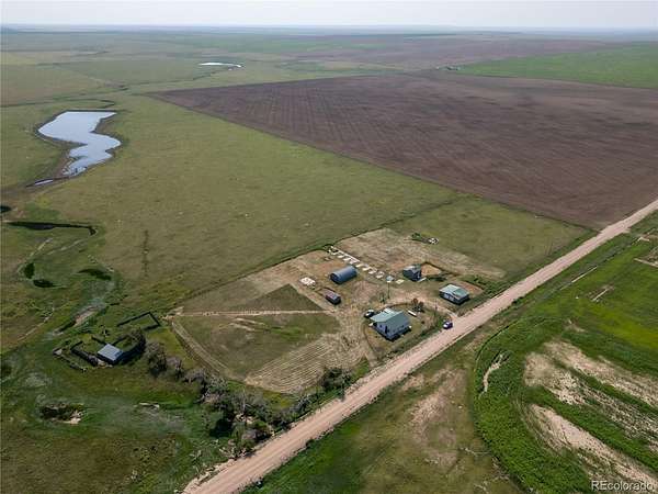 5 Acres of Land with Home for Sale in Genoa, Colorado