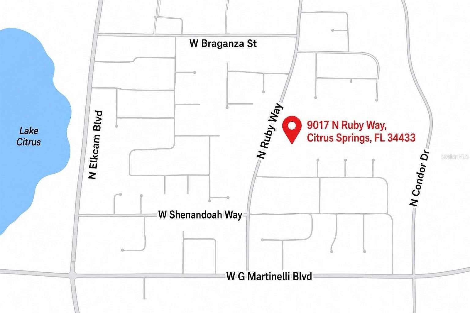 0.26 Acres of Residential Land for Sale in Citrus Springs, Florida