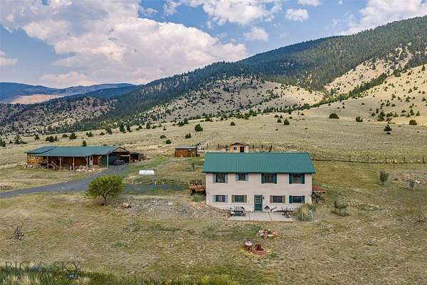 40.2 Acres of Recreational Land with Home for Sale in Whitehall, Montana