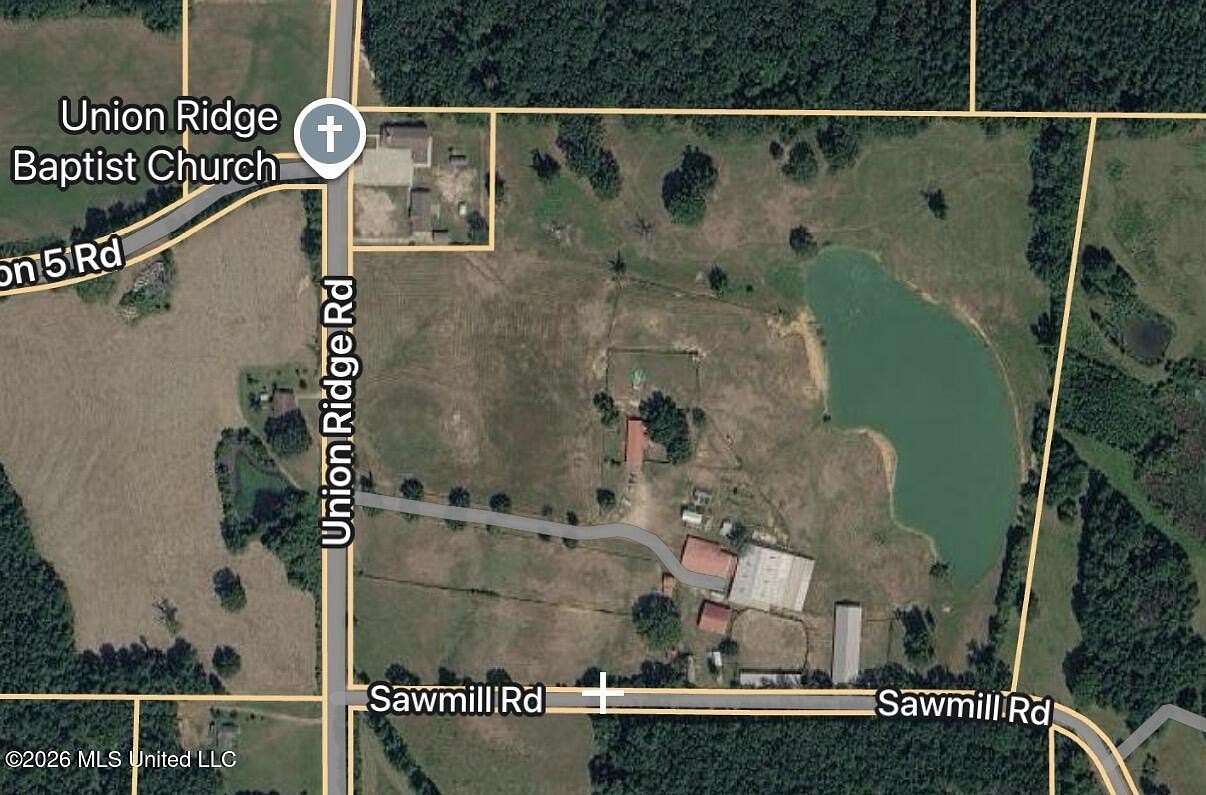 32 Acres of Agricultural Land with Home for Sale in Noxapater, Mississippi