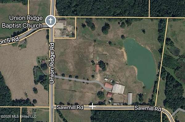 32 Acres of Agricultural Land with Home for Sale in Noxapater, Mississippi