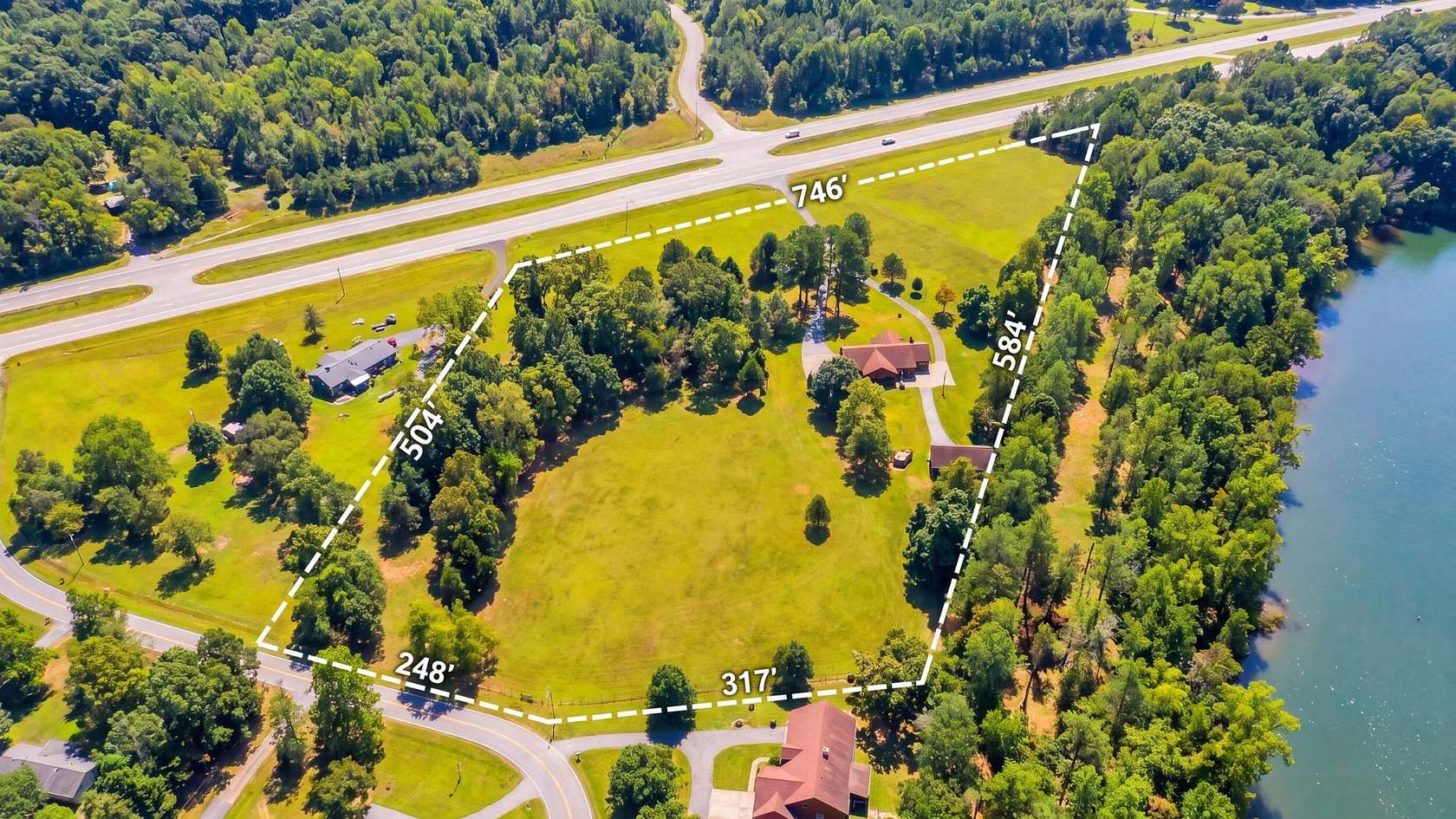 10 Acres of Recreational Land with Home for Sale in Harrison, Tennessee
