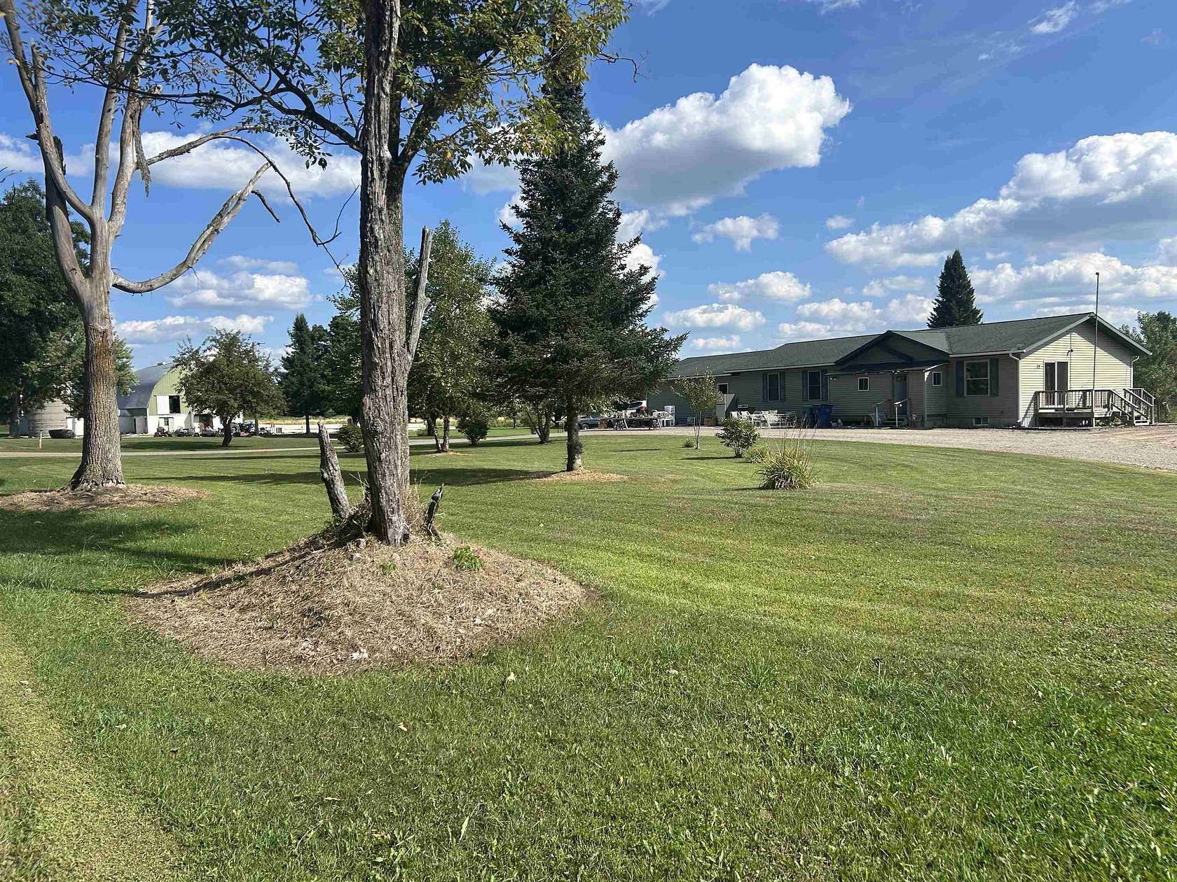 10.6 Acres of Land with Home for Sale in Hatley, Wisconsin