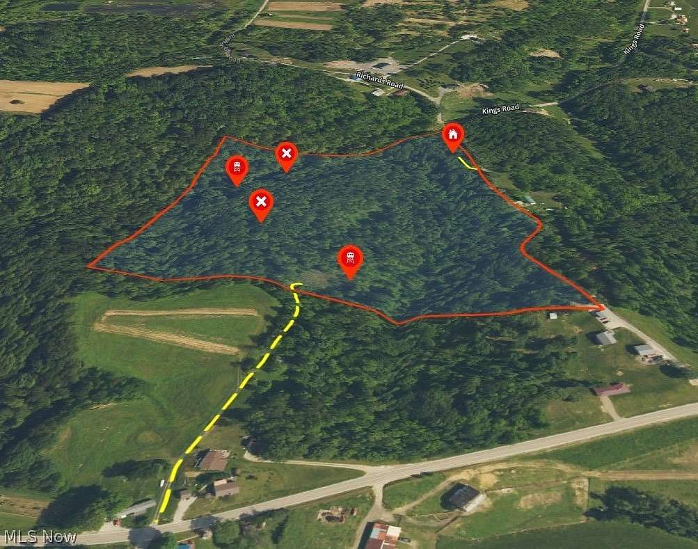 26.8 Acres of Recreational Land for Sale in Cambridge, Ohio