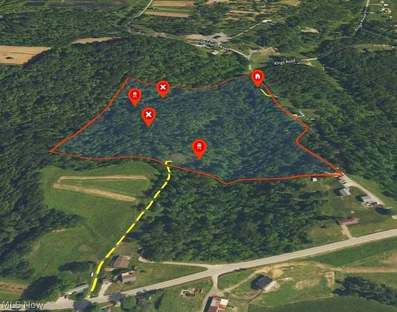 26.8 Acres of Recreational Land for Sale in Cambridge, Ohio