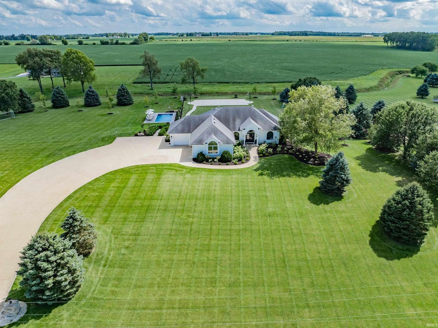 4 Acres of Land with Home for Sale in Huntington, Indiana