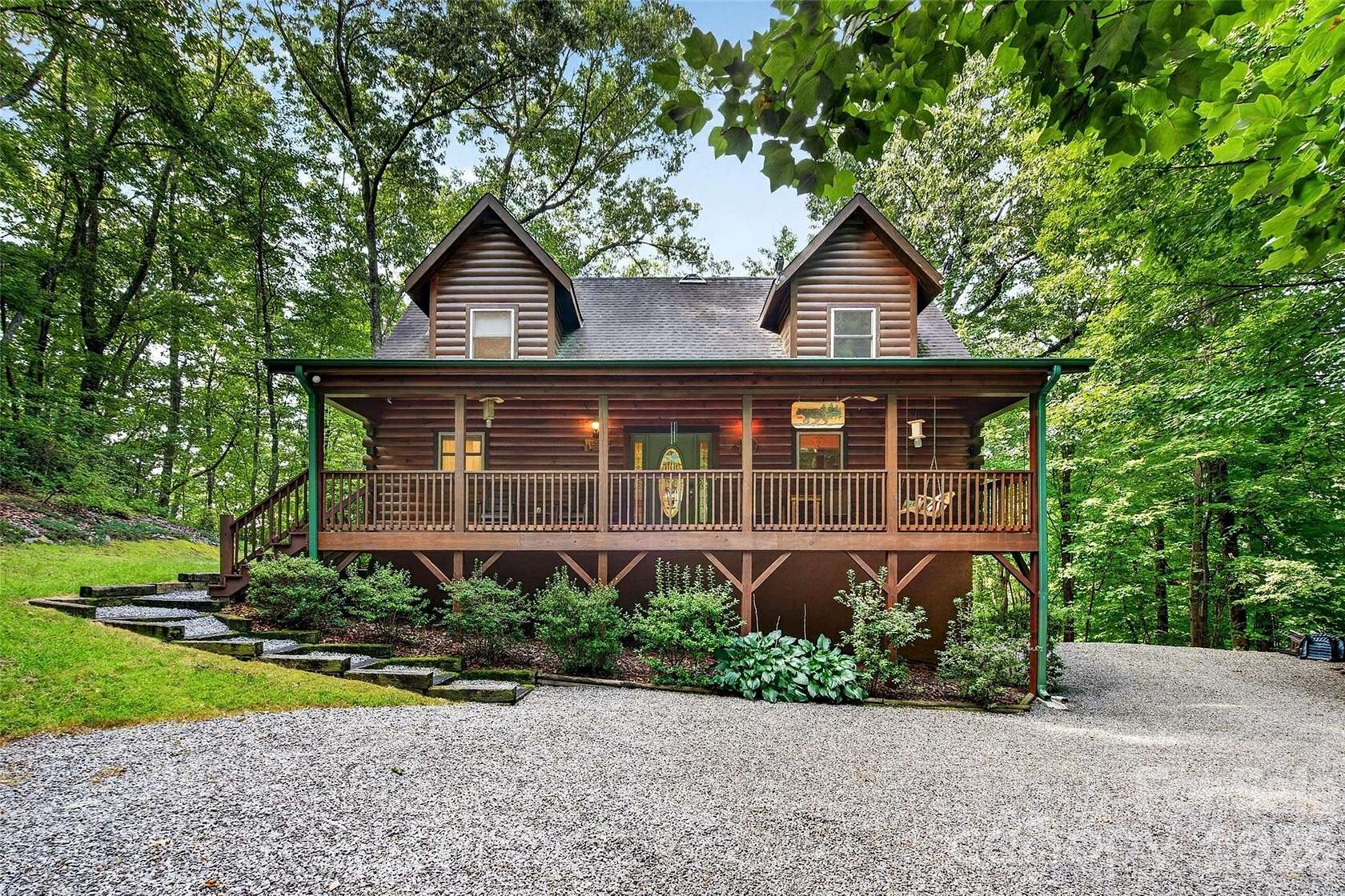 3.34 Acres of Land with Home for Sale in Black Mountain, North Carolina