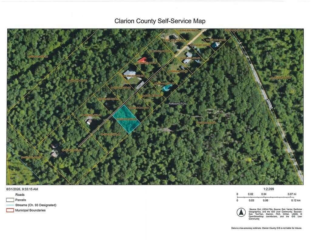 0.55 Acres of Land for Sale in Leeper, Pennsylvania