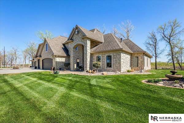 2.9 Acres of Land with Home for Sale in Springfield, Nebraska