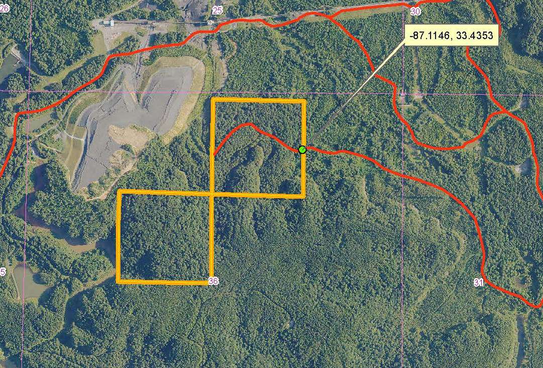 80 Acres of Recreational Land for Sale in Adger, Alabama