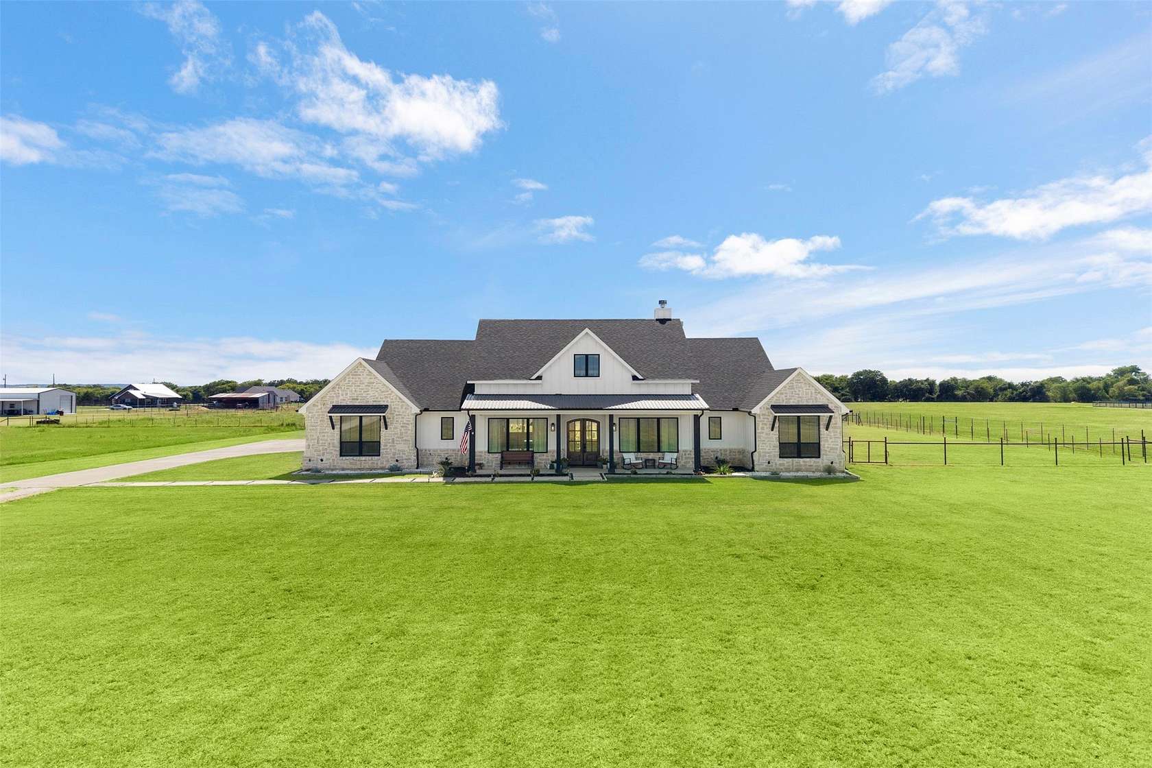 8.26 Acres of Land with Home for Sale in Maypearl, Texas