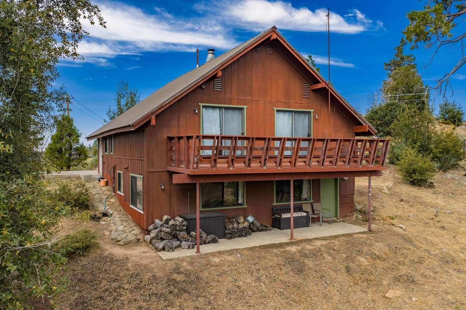 5.46 Acres of Land with Home for Sale in Auberry, California