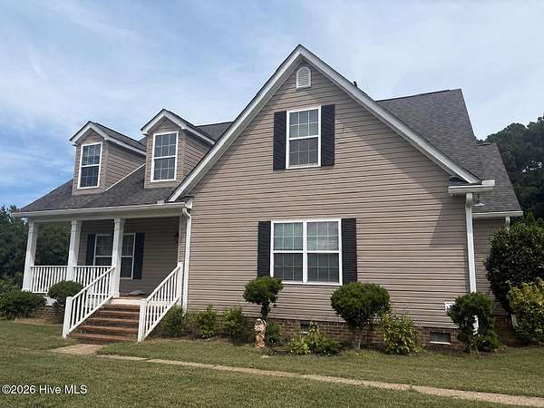 4 Acres of Land with Home for Sale in Castalia, North Carolina