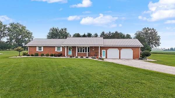 9.9 Acres of Land with Home for Sale in Bucyrus, Ohio