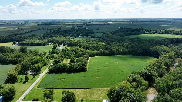 12.4 Acres of Recreational & Residential Land for Auction in North Manchester, Indiana
