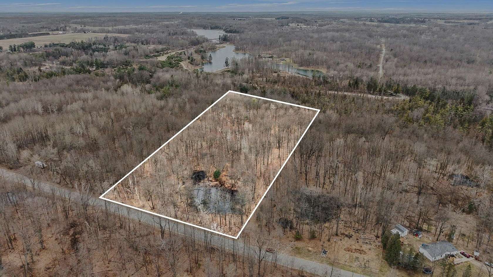 18.2 Acres of Recreational & Residential Land for Sale in Evart, Michigan