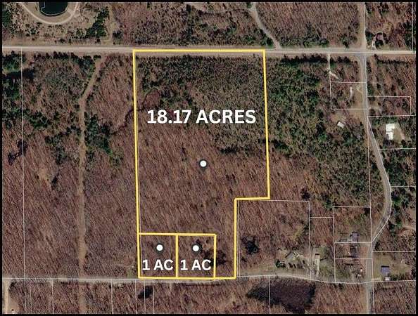 18.2 Acres of Recreational & Residential Land for Sale in Evart, Michigan