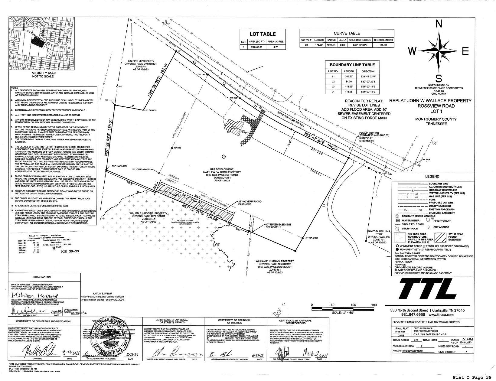 4.76 Acres of Mixed-Use Land for Sale in Clarksville, Tennessee