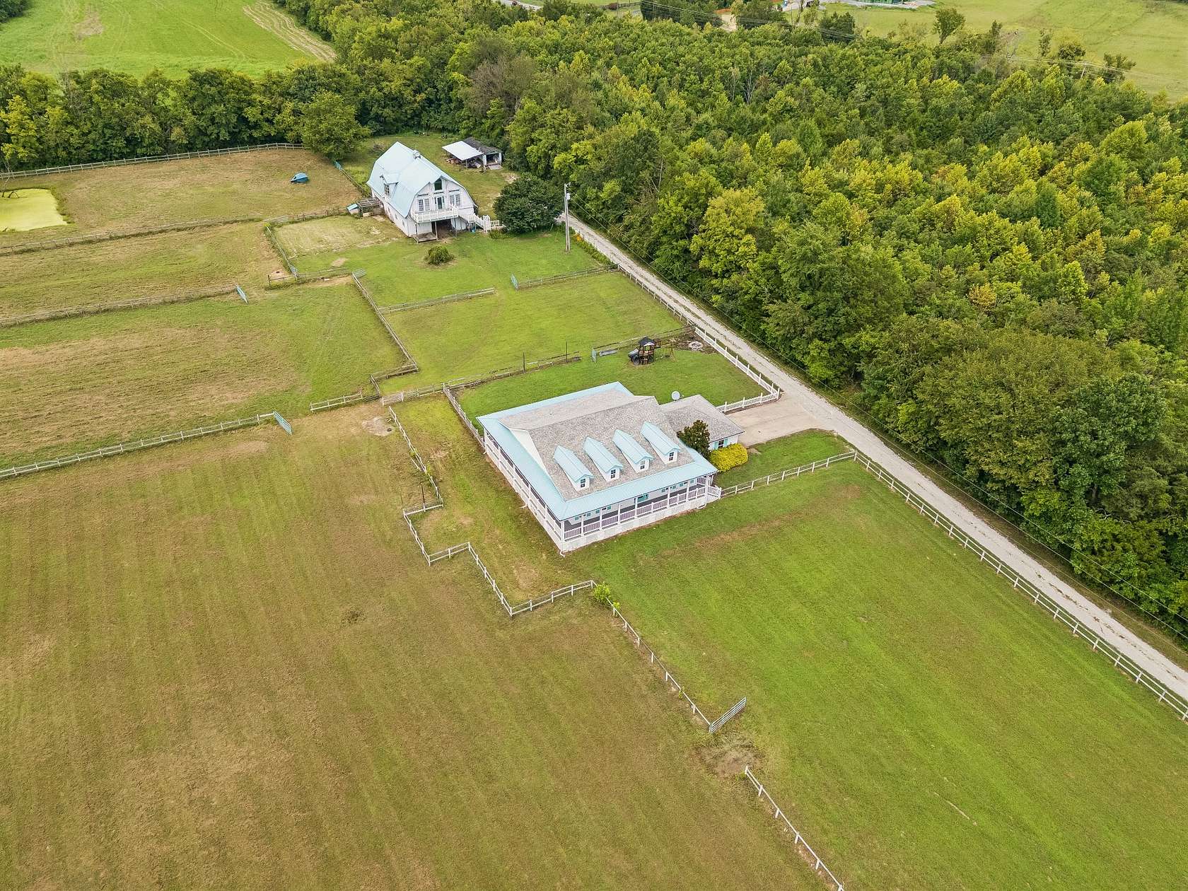 11.2 Acres of Land with Home for Sale in Arrington, Tennessee