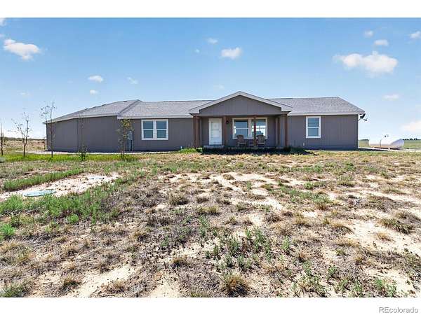 46.4 Acres of Recreational Land with Home for Sale in Galeton, Colorado