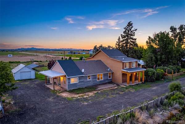 2.7 Acres of Land with Home for Sale in Keenesburg, Colorado
