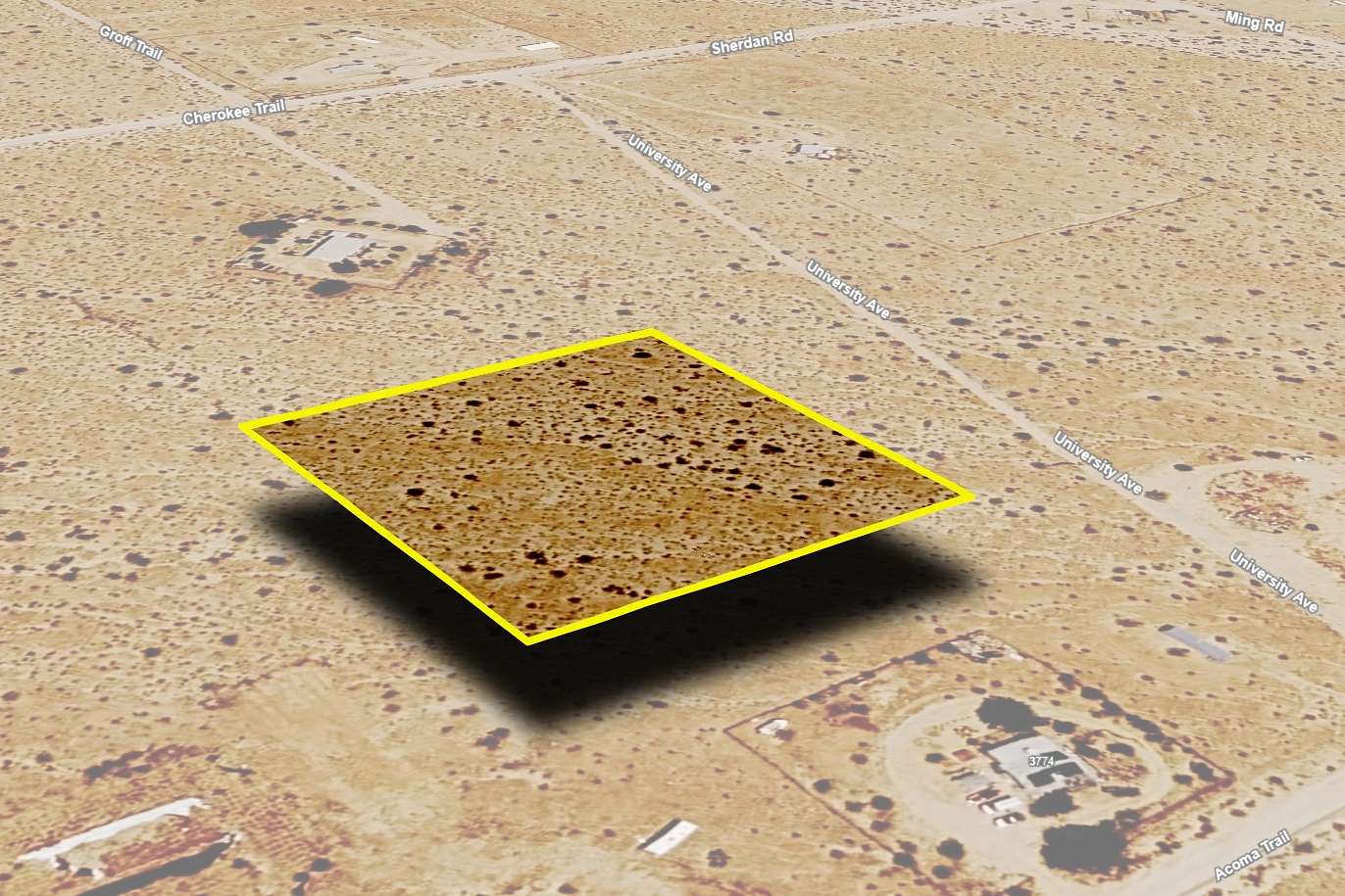 2.5 Acres of Residential Land for Sale in Landers, California