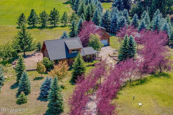 6.14 Acres of Land with Home for Sale in Moyie Springs, Idaho